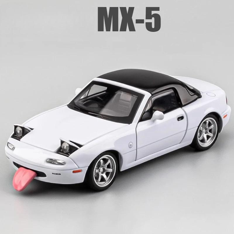 1:32 Mazda MX-5 RX-7 Металлический Литой Модель Автомобиля Игрушечный Автомобиль Транспортные Средства Звук и Свет Для Детей Мальчиков Игрушки Подарки