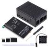 Сенсорный экран для 4 Model B/3b+/3b с вентилятором охлаждения и радиатором