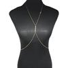 Attractive Women Cross Bikini Chest Body Chain Female Waist Chain Lady Cross Bikini Belly Chain Body Jewelry Daily Wear