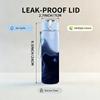 1PC Black Cat Howl At Night Moon Print 750ml Color Plastic Sports Water Bottle Leakproof Flip Straw Lid Suitable for Sports Office Home Use