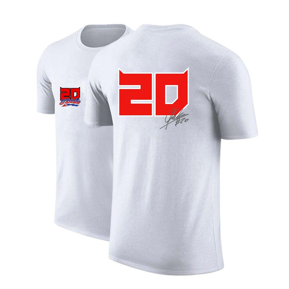 2026 Fabio Quartararo Motorcycle Rider Print Summer Unisexs New Regular Shortsleeved Premium Commute Cotton Tshirt
