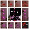 Waterproof Heart Curtain Fairy Light Creative Suction Cup Atmosphere Light  Proposal Ceremony