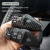 Для BMW X3 G45 2025 чехлы для поводков стеклоочистителей защитные кожухи рычага переключения передач текстура углеродного волокна автомобильный аксессуар для интерьера