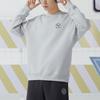Puma Solid Color Logo Running Fitness Training Pullover Long Sleeve Sweatshirt Unisex Sweatshirt Light-Gray 627878-09