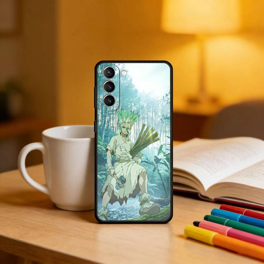 Чехол-бампер D-Dr S-STONE для Samsung Galaxy S21 S25 FE S24 S23 Ultra S20 S9 S22 Plus S10 из ТПУ