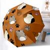 1pc Cats Paws Automatic Open/close Umbrella, 8-Rib Sturdy Structure, Portable Travel Umbrella, Parties, Everyday Useb059