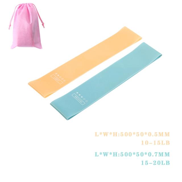 Fitness Elastic Resistance Bands Home Training Yoga Sport Resistance Bands Set Stretching Pilates Crossfit Workout Gym Equipment