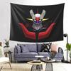 Mazinger Z Goldorak Actarus Grendizer Mask Tapestry Wall Hanging Aesthetic Home Decor Tapestries for Living Room Bedroom
