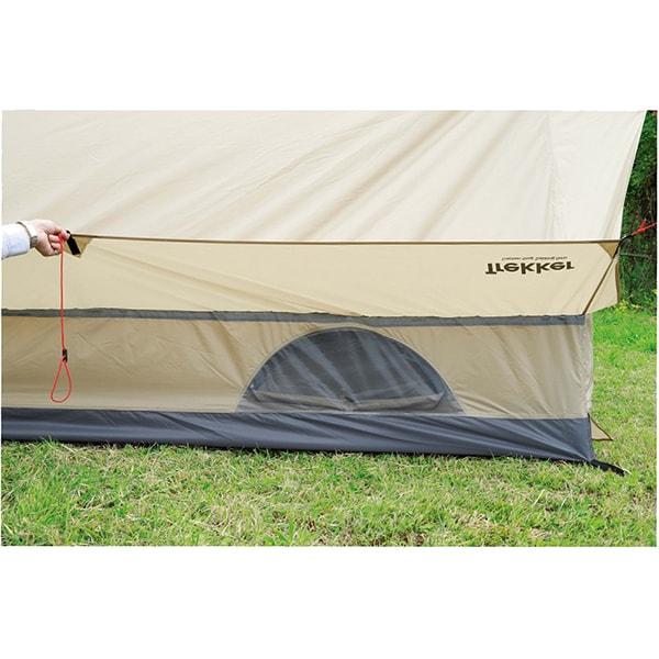 Captain Stag Ua 0067 [trekker Two Pole Lodge Uv  For 3 4 People  Khaki]
