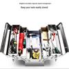 Yueyue Shang Extra Large 3-Tier Folding Stainless Steel Toolbox