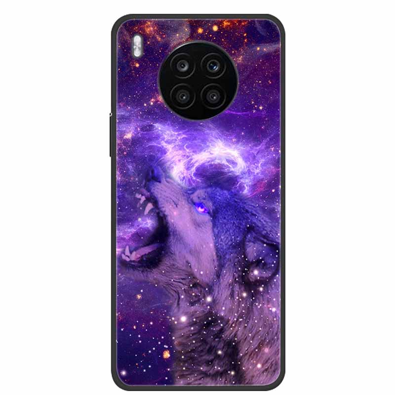 For Honor 50 Lite Case Shockproof Soft silicone TPU Back Cover For Huawei Honor 50 Lite Phone Cases Honor50 Lite Cute Cartoon