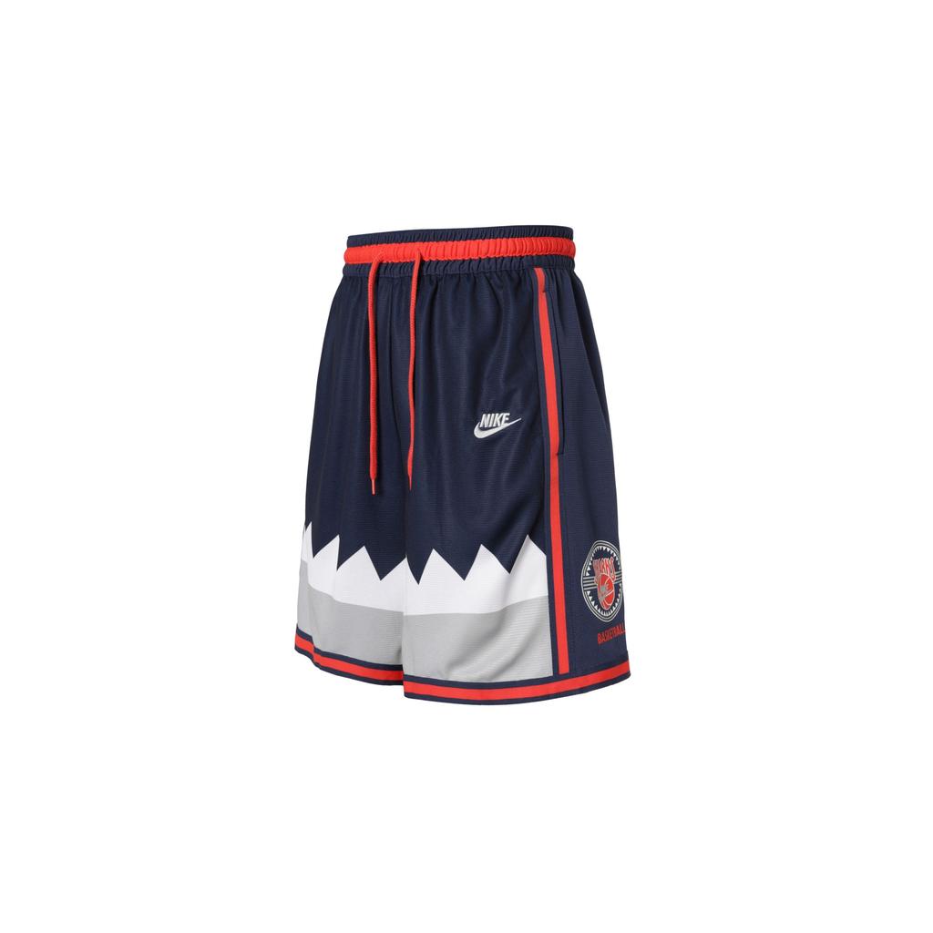 Nike Dri-FIT DNA+ Color Block Drawstring Waist Straight Leg Basketball Shorts Men Shorts Midnight-Navy FB9033-410