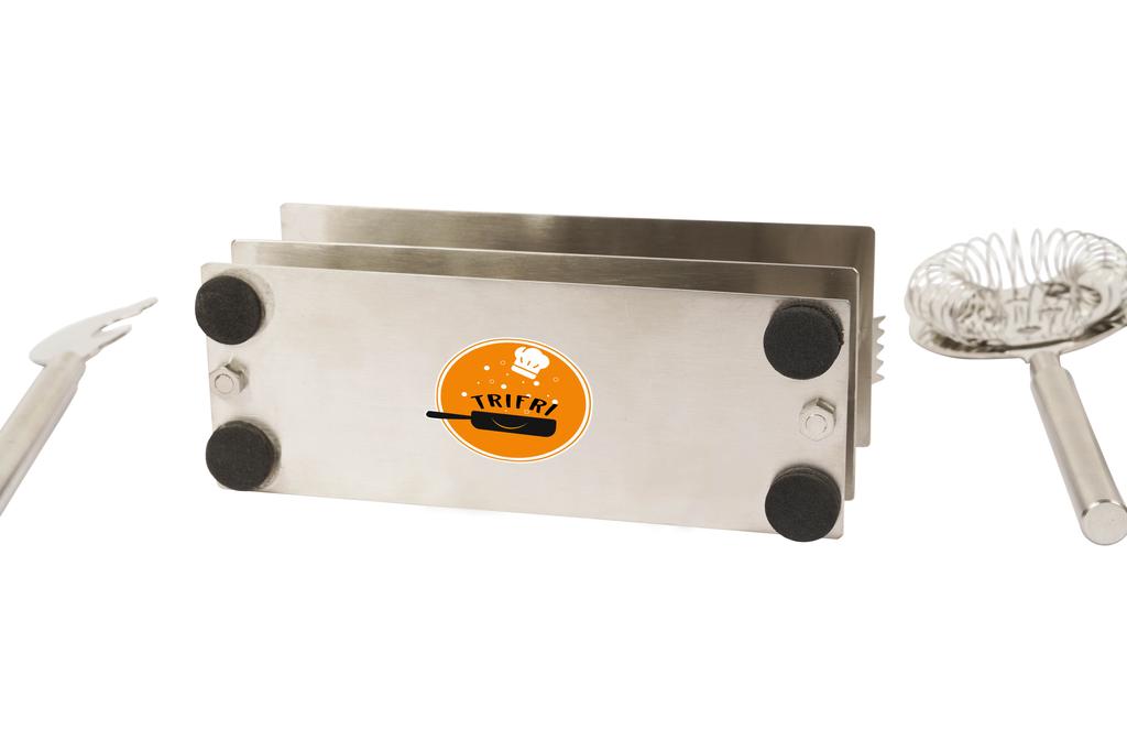 Trifri Барный набор инструментов, набор для бармена с подставкой, 5 предметов, наборы для бара из нержавеющей стали для домашнего бармена, набор оборудования для смешивания напитков