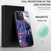Чехол для телефона Kamen Rider для iPhone17 16 15 14 13 12 11 X XR XS 8 Plus Mini Pro Max Стеклянный Магнитный Чехол