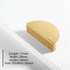 Triangle Shape Cabinet Door Handle Embedded Cabinet Pull Handle  Kitchen Cabinet
