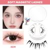 Repeatedly Magnetic Eyelashes with Applicator Magnetic False Eyelashes  Women Girls