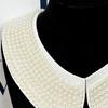 Белый Воротник с Бусинами Элегантный Съемный Воротник для Свитера Модный Женский Воротник для Мероприятий и Повседневной Носки