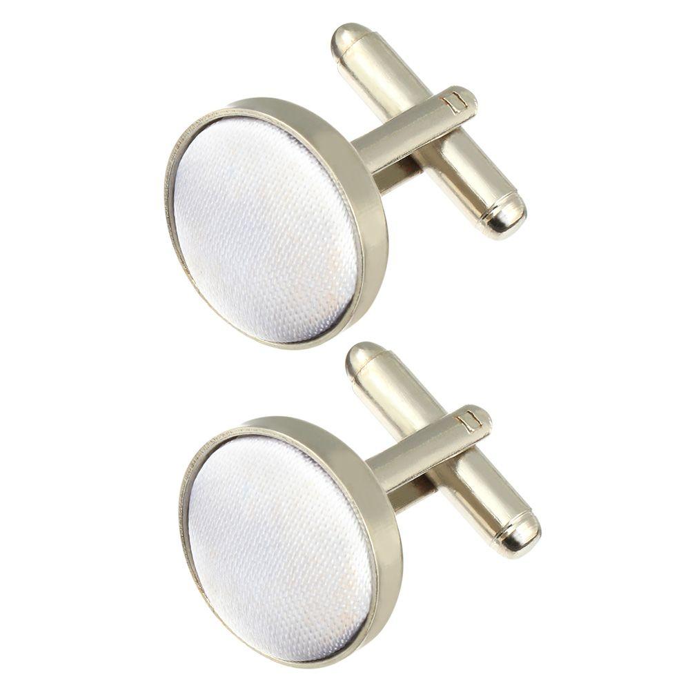 Novelty Solid Color Wedding Stylish Round Shirt Cuff Links Mens Cufflinks Clothes Buttons Apparel