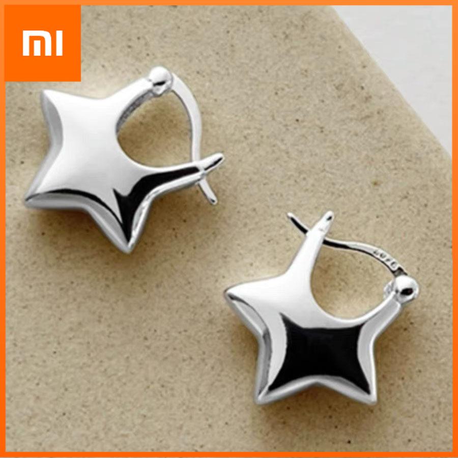 Xiaomi BF CLUB Серьги-звезды из стерлингового серебра 925 пробы для женщин и девушек Сексуальные Модные Трендовые Украшения Подарок Вечеринка Свадьба pendientes