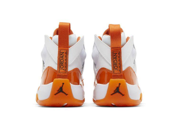 Женские кроссовки Jordan Jumpman Two Trey Белый Звездчатый Оранжевый Черный (Женский) Белый/Черный/Морская звезда