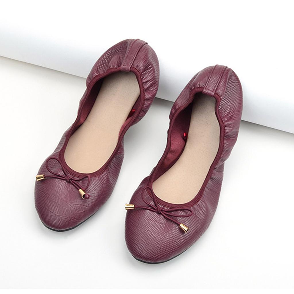 One Foot Flat Heel Shoes Women's Sandals Shallow Mouth Single Women Shoes