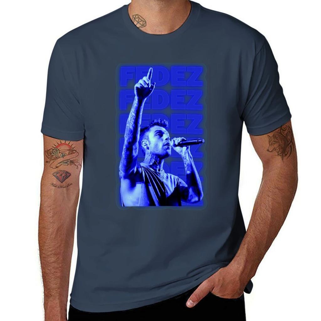 Fedez Artwork Tshirt Fashion Simple Casual Tee Shirt