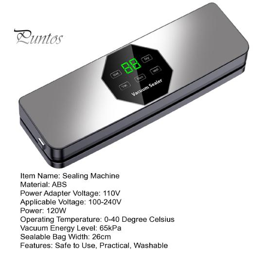 Полностью автоматический вакуумный упаковщик с УФ-стерилизацией, съемным основанием, цифровым дисплеем, мощной силой всасывания, упаковочной машиной для консервирования пищевых продуктов