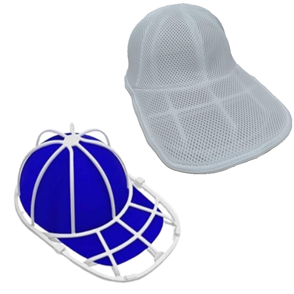 Anti-Deformation Baseball Hat Washers with Hat Rack Sturdy Hat Washer Bag Dishwasher Safe Washer Frame Cap Cleaner Laundry Bag