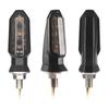2pcs Motorcycle Turn Signals 3LED Universal High Bright Indicators Light Flashing Lights Amber Blinker Tail Lamp