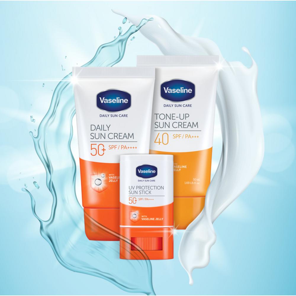 Vaseline Солнцезащитный крем с эффектом тона SPF40 PA+++, 50 мл, 1 шт.
