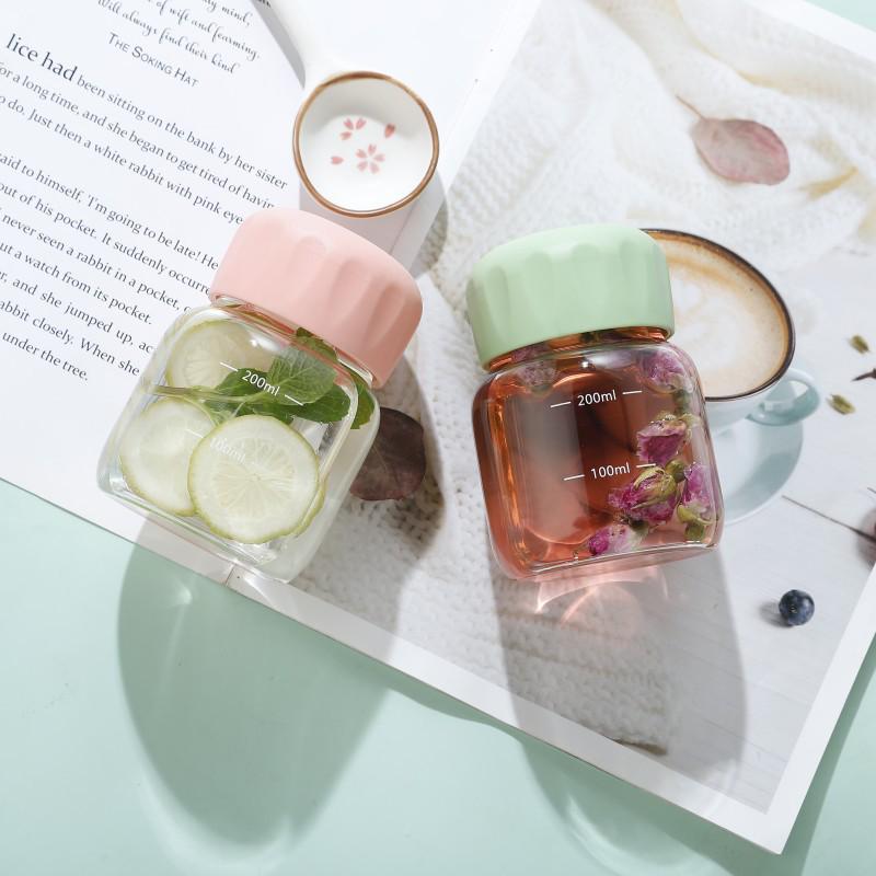 Mini Christmas Glass Cup with Bird's Nest Packaging