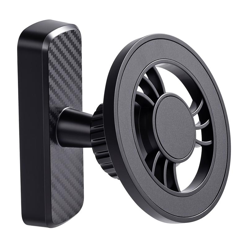Universal Magnetic Golf Cart Phone Holder No Blocking Swing View 360° Rotation Mount