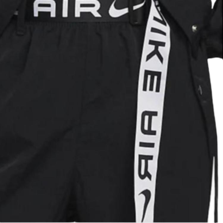 Nike Свободные прямые повседневные брюки на шнуровке, женские брюки черного цвета FB8085-010