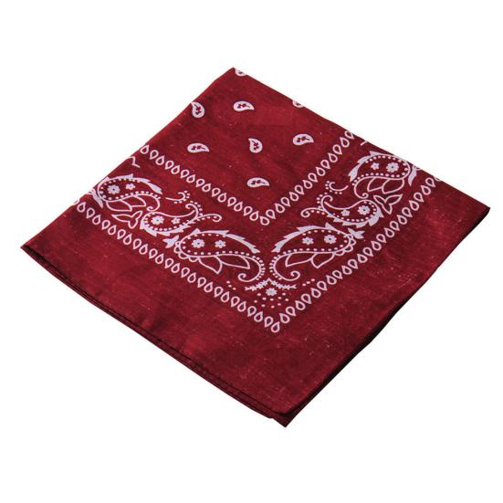 Стильная квадратная бандана пейсли, повязка на голову, унисекс, хип-хоп, впитывающая пот, шарф на шею