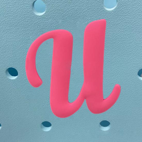 Сумка-подвеска с буквами для сумки Bogg, многоразовая сумка-крокодил, 26 подвесок с алфавитом, обувь из крокодилов, украшения, аксессуары для пляжа