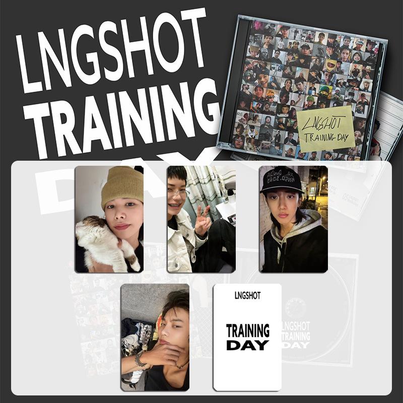 4/8 шт. Альбом LNGSHOT День Тренировок Карточки LOMO Ограниченное Издание RYUL WOOJIN LOUIS OHYUL Сувенир для Фанатов Открытка Карточки для Косплея