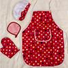 Kids' Kitchen Play Apron & Gloves Set - Kindergarten Dress-Up