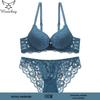 Европейский и американский бестселлер, сексуальный кружевной бюстгальтер: Тонкий верх, плотный низ, маленький пуш-ап для груди, боковая поддержка.