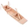 ARTIBETTER Wooden Fishing Boat Model Miniature Boat 12 Inch Small Wooden Ship Handcrafted Craftsmanship Home Office Desk Decor