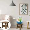 Mini Size Mini Wooden Stool Round Bonsai Rack Decorative Succulent Plant Stand  Office