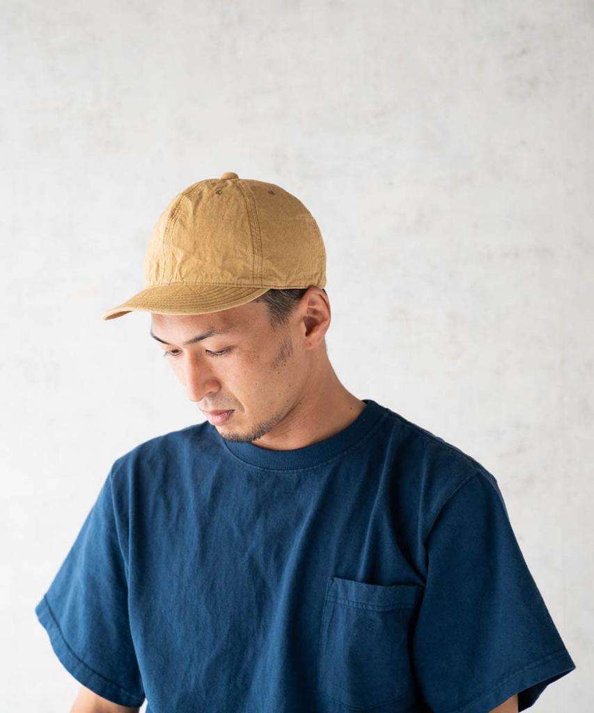 Nakota HIGHER Cotton Linen Weather Short Casual Denim Cap for Men and Made in Okayama 3 Sizes Available Mustard Cap, Brim, Women, Prefecture, Japan,