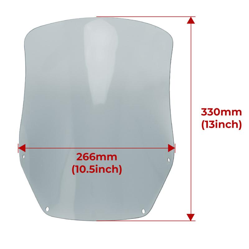 Motorcycle Windscreen Windshield Covers Screen Wind Deflector For Suzuki DR650 DRZ400S DR-Z400SM Honda CRF250L Yamaha WR450F