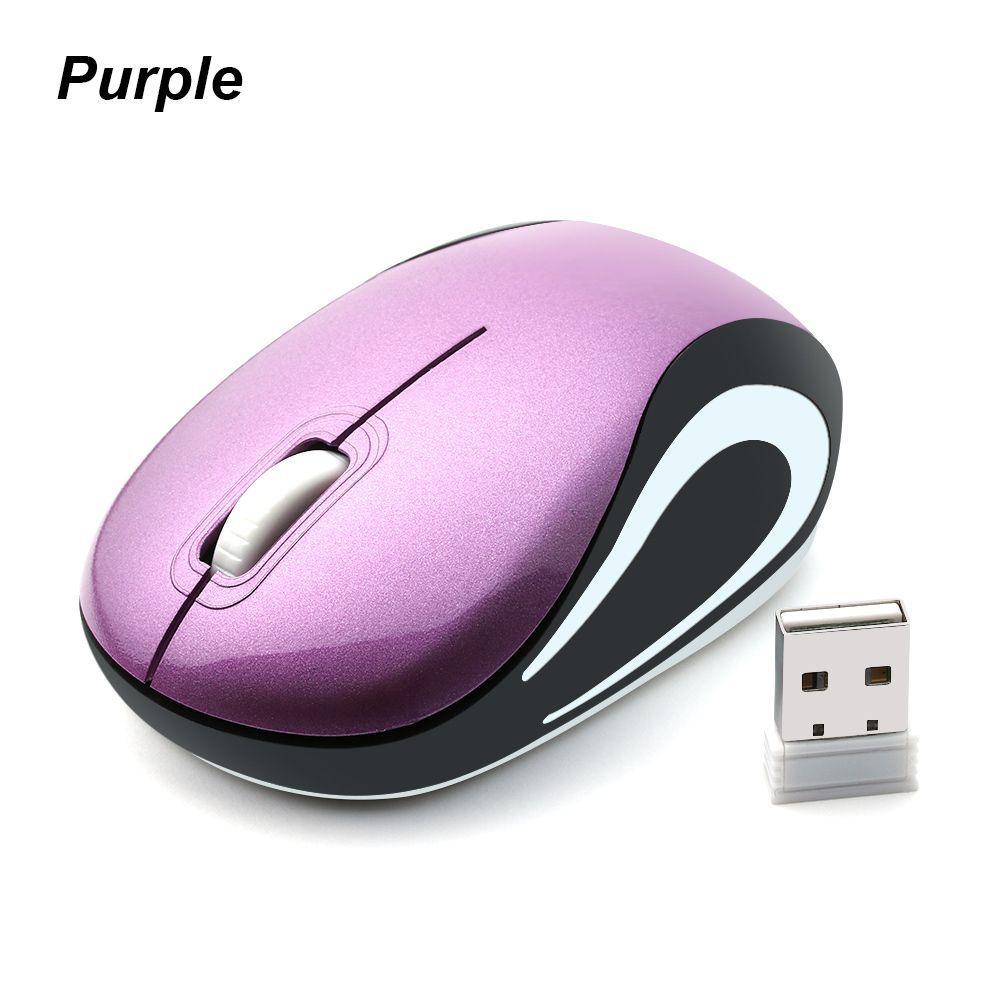 Mini Computer Peripherals Cordless Gaming Mice Adjustable DPI Wireless Mouse 2.4GHz