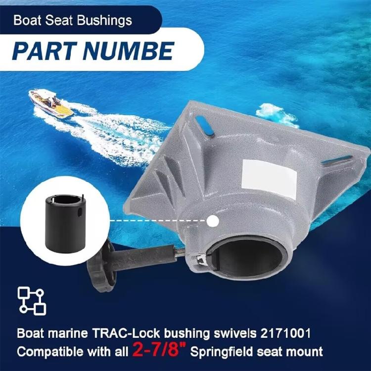 Seat Base Repair Bushing 2-7/8" for Boats, Plastic Split Sleeve with Locator Edge to Restore Seat Connection Stability 2171001
