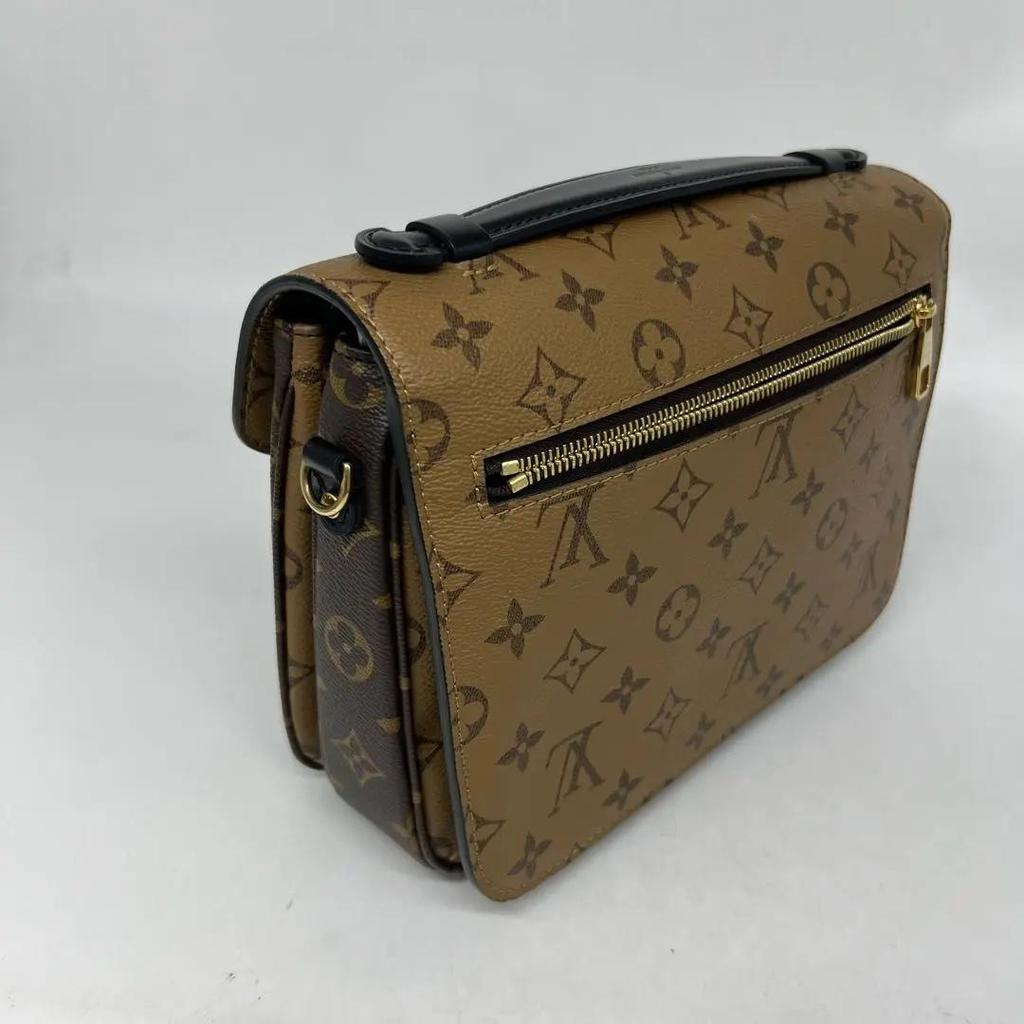 [Б/У] Louis Vuitton Pochette Metis 'Коричневый холст Monogram Reverse' - Очень хорошее состояние #1YL5ZA7