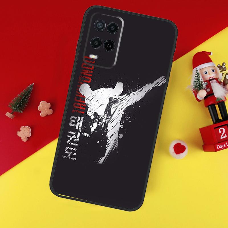 Чехол Kungfu Taekwondo для Oppo A80 A60 A40 A15 A16 A17 A57 A94 A74 A54 A76 A96 A18 A38 A58 A78 A98 A6 A5 Pro