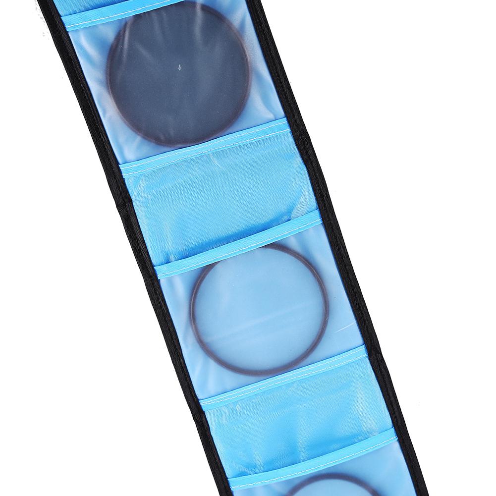 3 Pockets Bag Camera Filter Wallet Lens Adapter Lens Filter Wallet Case Ring Storage Bag Case