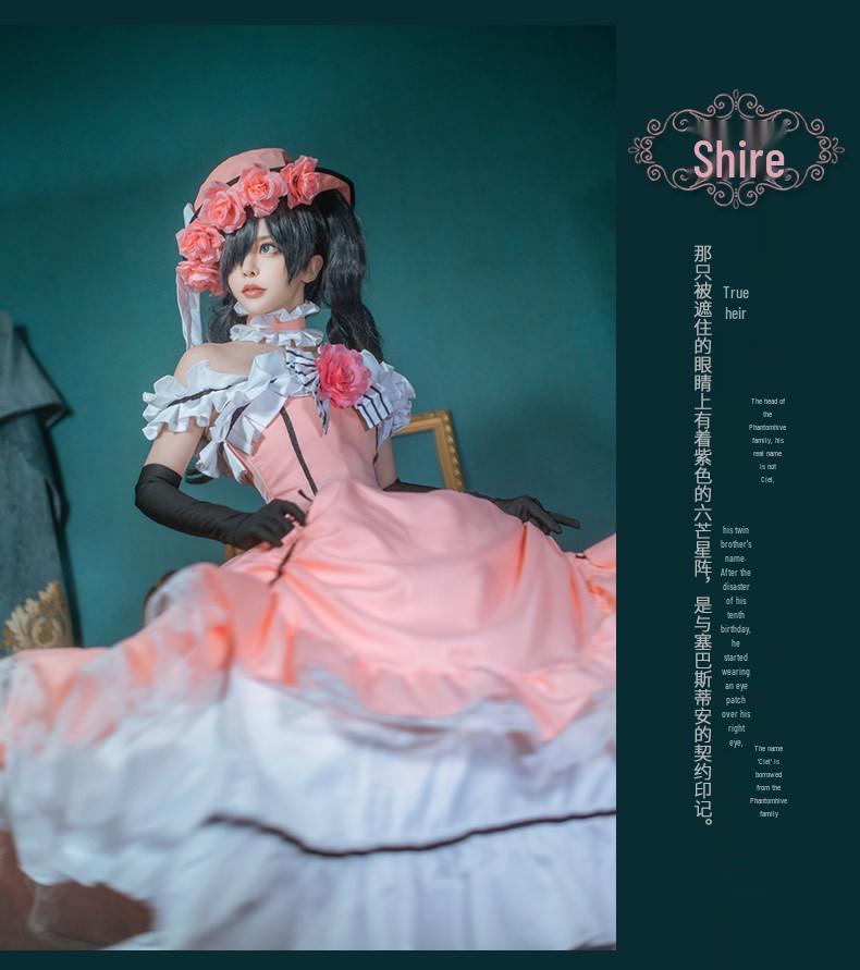 Костюм для косплея Сиэля из аниме «Темный дворецкий» - Женский костюм Боччана Шоты Себастьяна