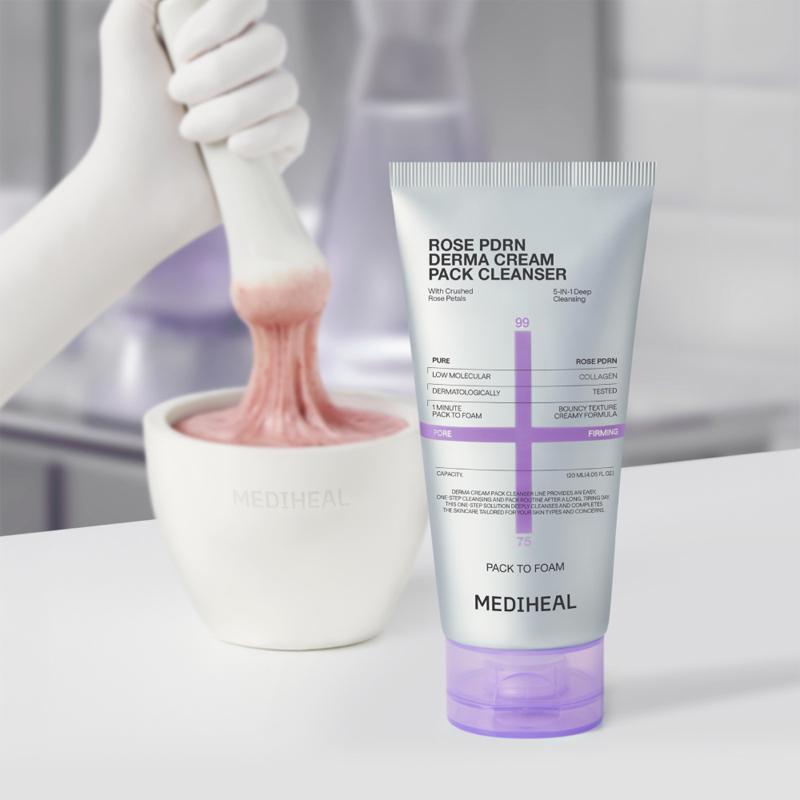Mediheal Rose PDRN Derma Cream Pack Очищающее средство 120 мл