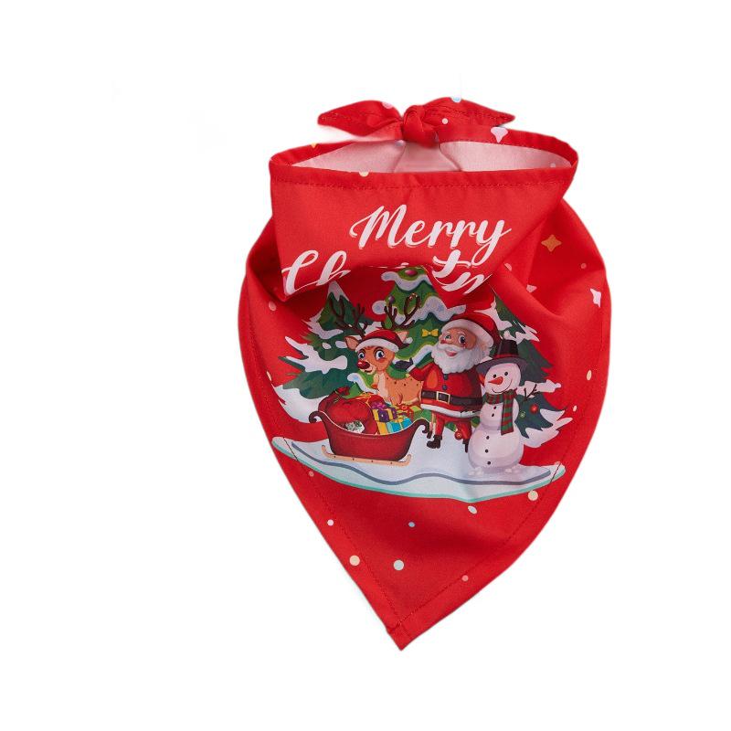The Hot-Selling Christmas Dog Bandana: Festive Pet Scarf & Bib